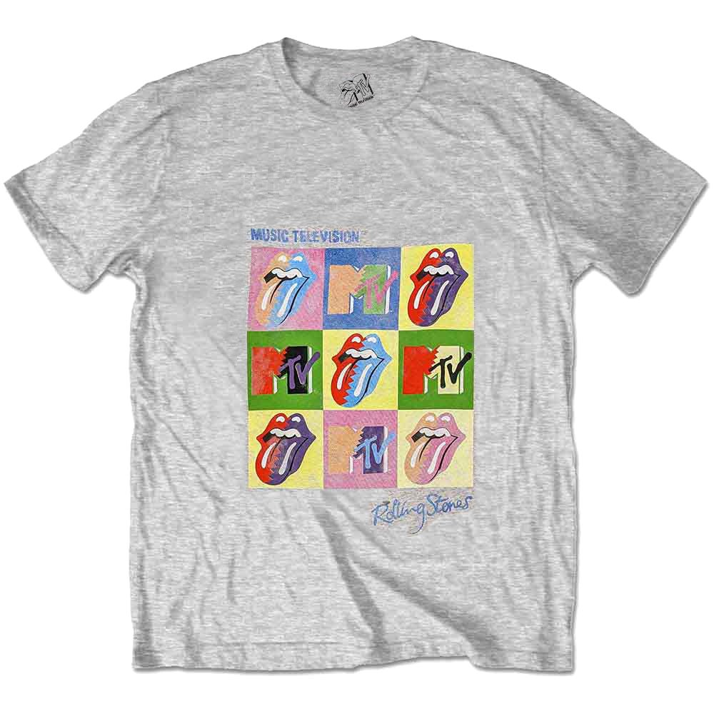 ROLLING STONES ローリングストーンズ (来日 35周年 記念 ) - MTV Rolling Stones Warhol Squares / Tシャツ / メンズ - PGS